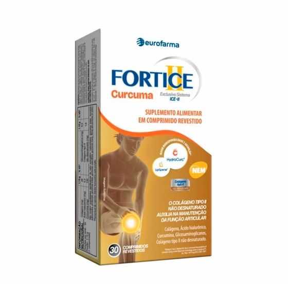 Fortice Cúrcuma 30 Comprimidos - Imagem 1